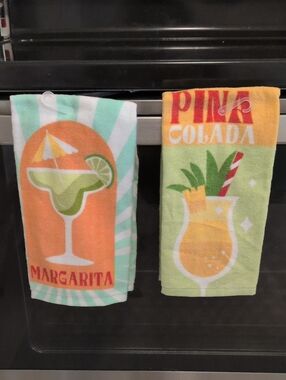 Cocktail Kitchen Towels - Margarita & Piña Colada